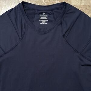 Tommie Copper Shirt Mens Medium Blue Shoulder Support Compression Posture